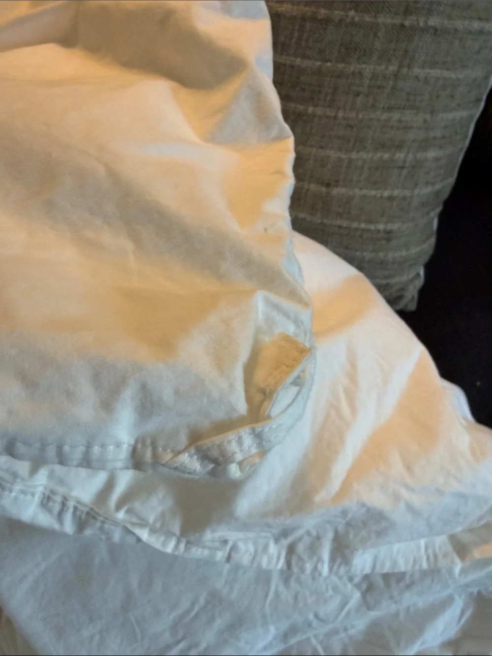 Pottery Barn Kids White Quilted Duvet Insert